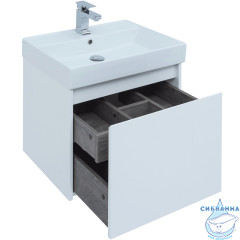Тумба Aquanet Nova Lite 60 с раковиной Латина  60 белый глянец