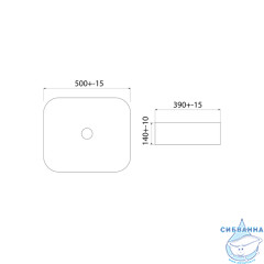 Раковина на столешницу 50 см Iddis Bridge