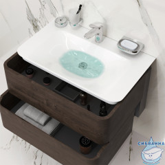 Тумба под раковину AM PM Sensation 80 табачный дуб