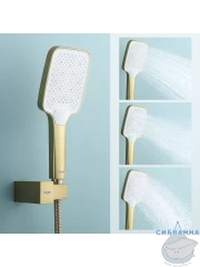 Душевая система Raglo 340 1 режим R01.27.03 (сатин золотой)