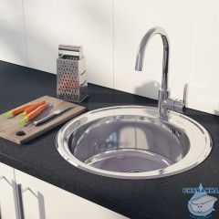 Кухонная мойка Iddis Basic BAS51P0i77 нержавеющая сталь