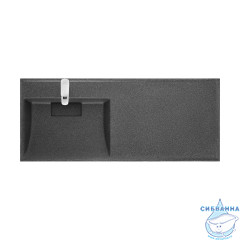 Раковина на стиральную машину Aqvaton Лондри 120x50 1A72843KLH21L левая