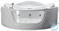 Акриовая ванна Gemy G9259 180х130 с гидромассажем