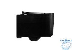 Унитаз подвесной безободковый Aquatek Мия AQ2004-MB (с сиденьем Soft Close (микролифт) 