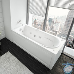 Акриловая ванна Aquatek Леда 170х80 с каркасом