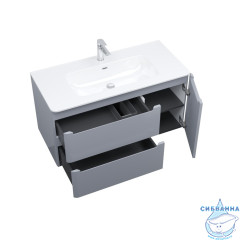 Тумба с умывальником Iddis Edifice 100 см светло-серый EDI10L0i95