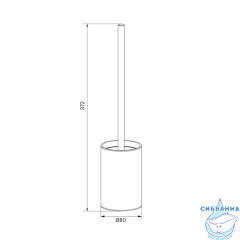 Ерш, сплав металлов, Petite, матовый черный, IDDIS.