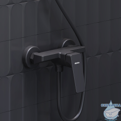 Смеситель для душа Damixa Merkur 402000300 (черный матовый)