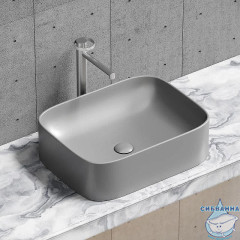  Раковина на столешницу 51 см Ceramicanova Element CN6052MH (серый)