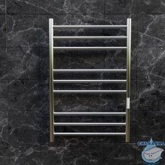 Полотенцесушитель электрический Toni Arti Loreto pulsante 9П 500x800 хром