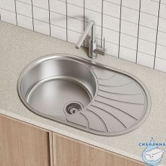 Мойка, нерж. сталь, шелк, 770*480, Suno S, IDDIS, SUN77SDi77