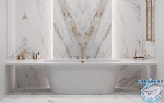 Ванна из литьевого мрамора Esse Hawaii 167x72