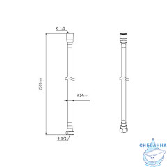 Ручной душ Vincea Inspire 3 режима VSHN-41HBG (брашированное золото)