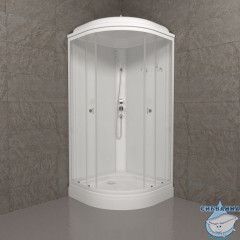 Душевая кабина Тритон Ультра 90x90 профиль белый, стекло прозрачное Щ0000061843