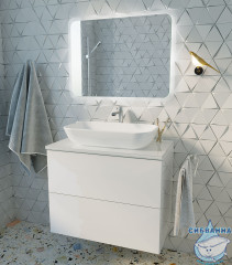 Зеркало 1MARKA Amour 80 У98566 (с подсветкой)