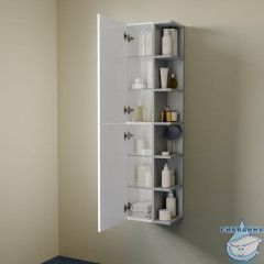 Шкаф пенал Iddis Zodiac 35 белый матовый ZDX35W0i97