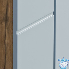 Тумба Акватон Мишель 100 дуб рустикальный/фьорд, без раковины и столешницы 1A256901MIX30