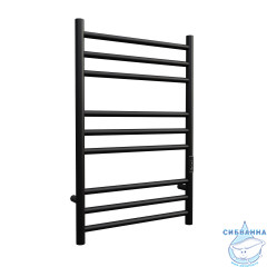 Полотенцесушитель электрический Toni Arti Loreto pulsante 9П 400x800 черный матовый