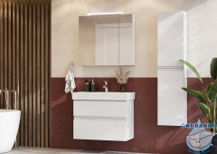 Зеркальный шкаф Roca Oleta 80  белый матовый A857647501