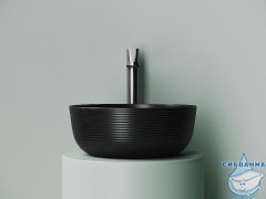  Раковина на столешницу 36 см Ceramicanova Element CN6073MB (черный матовый)