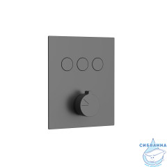 Душевая система Vincea 320 1 режим VSFW-4311RGM (вороненая сталь)