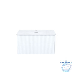 Тумба подвесная, со столешницей, 80 см, белый, Aiger, IDDIS, AIG80W0i95K