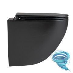 Унитаз подвесной безободковый Lemark Glazer 9612004 с сиденьем быстросъемным Soft Close (микролифт)