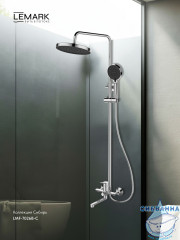 Душевая система Lemark Сибирь 250 1 режим LMF-7026B-C (хром)