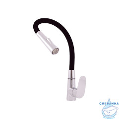 Смеситель для кухни Ravslezak Амур AM719.5/12C (хром/черный)