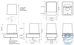 Дозатор для жидкого мыла Bemeta Solo 139309312