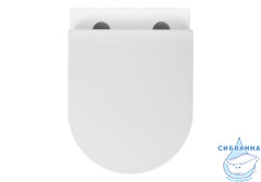 Унитаз подвесной безободковый Aquatek Лея AQ1199-00 с сиденьем Soft Close (микролифт)