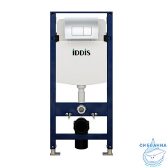 Комплект 2 в 1: инсталляция и клавиша смыва, хром, Optima Home, IDDIS, OPH00GCi32K