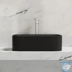  Раковина на столешницу 51 см Ceramicanova Element CN6052MB (черный матовый)
