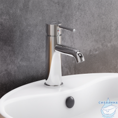 Смеситель для раковины Damixa Scandinavian Pure 360210000 (хром)