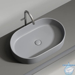  Раковина на столешницу 61 см Ceramicanova Element CN6048MH (серый)