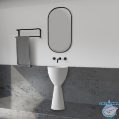 Раковина напольная 45 см ABBER Stein AS2507