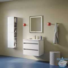 Тумба с умывальником, подвесная, 70 см, белый, Zodiac X, IDDIS, ZDX70W0i95K подходит умыв. 4077000i28