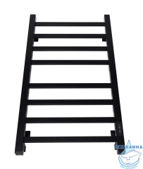 Полотенцесушитель электрический Санприз Контур П8 40х80 (черный матовый) (подключение универсальное)