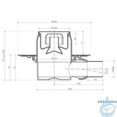 Дренажный трап для душа Pestan Confluo Standard 13000128
