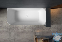 Акриловая ванна ABBER AB9331-1.6 R 160х75 с каркасом