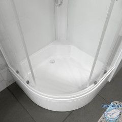 Душевая кабина Тритон Ультра В 100x100 профиль белый, стекло прозрачное Щ0000061825