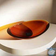 Раковина на столешницу 60 см ABBER Kristall AT2808Opal