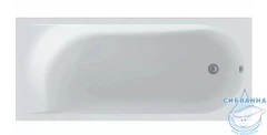 Ванна из искусственного камня Bas Афина 170х75 (с каркасом) (белый матовый)