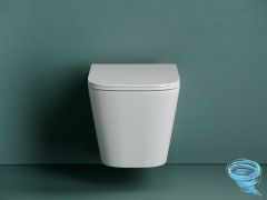 Унитаз подвесной безободковый Ceramicanova Union Rimless CN4009T с сиденьем быстросъемным Soft Close (микролифт)