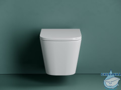 Унитаз подвесной безободковый Ceramicanova Union Rimless CN4009T с сиденьем быстросъемным Soft Close (микролифт)