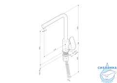 Смеситель для кухни AM.PM Like F8005011 (сатин)