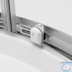 Душевое ограждение AM.PM X-Joy Twin Slide 80х80W88G-205-080MT64 профиль хром, стекло прозрачное (без поддона)