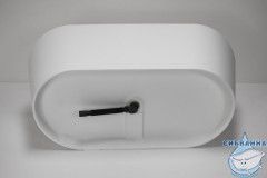 Ванна из искусственного камня ABBER Stein 160x70 AS9626 белая матовая