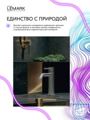 Смеситель для раковины Lemark Калина LMF-2112S-SS (нержавеющая сталь)