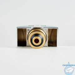 Дивертор для смесителя, латунь, h=46 мм, вытяжной, хром, IDDIS, 997B0246SM